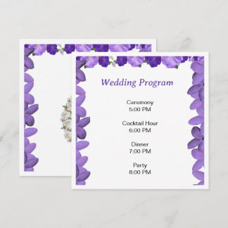 Programa de Casamento Floral Arco Elegante | Acríl