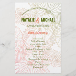 Programa de Casamento Floral Branco