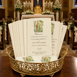 Programa de Casamento Floral da Missa Latina Catól