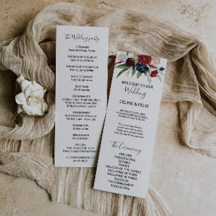 Programa de Casamento Floral de Blush do Marinho M