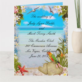 Programa de Casamento Floral de Praia Tropical