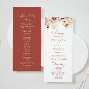 Programa de Casamento Floral Graceful