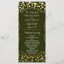 Programa de Casamento Floral Oliva com Respiração 