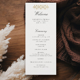 Programa de Casamento Formal Clássico Moderno Gold