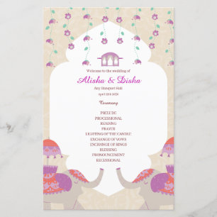 Programa de casamento Indian Elegance