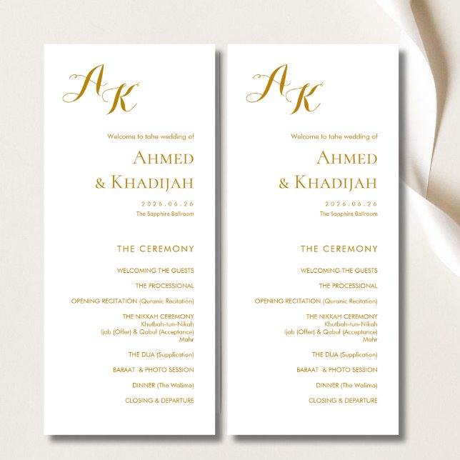 Programa de Casamento Islâmico Moderno Minimalista (Criador carregado)