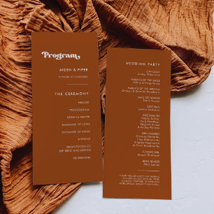 programa de casamento laranja queimado por na moda