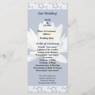 Programa de Casamento Lírios de Água Brancos ao So