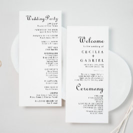Programa de Casamento Minimalista