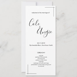 Programa de Casamento Minimalista com Fronteiras C