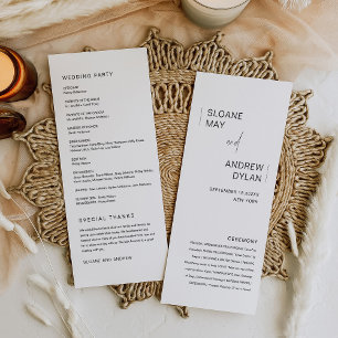 Programa de Casamento Minimalista HARLOW 4x9
