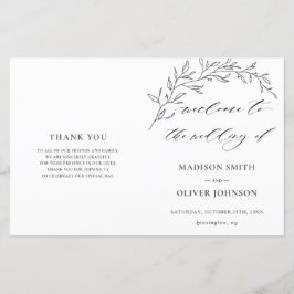 Programa de Casamento Mínimo Moderno Laurel Dobrad
