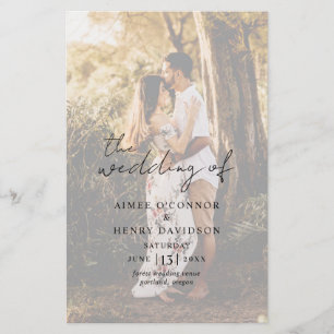 Programa de Casamento Moderno com Foto em Script R