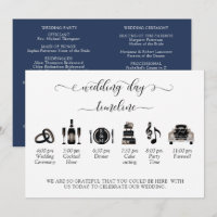 Programa de Casamento Moderno do marinho (ou outro