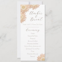 Programa de Casamento Moderno e Simples de Girasso