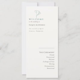 Programa de Casamento Moderno Esmeralda Simplesmen