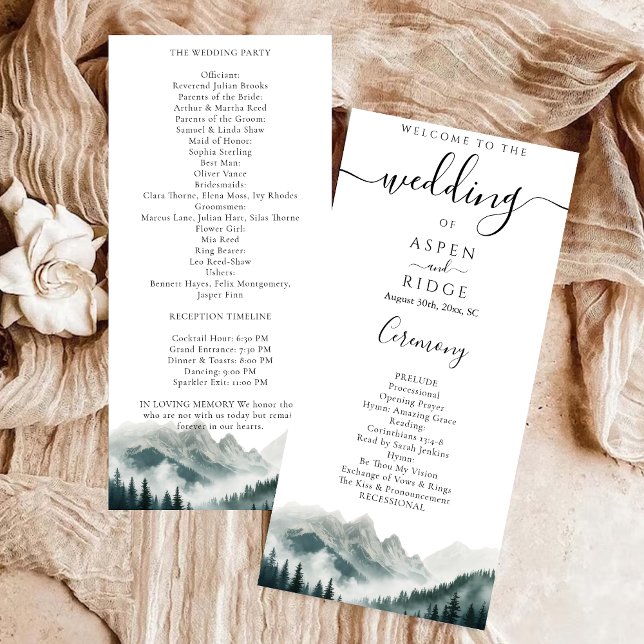 Programa de Casamento na Montanha Verdant Peaks (Criador carregado)