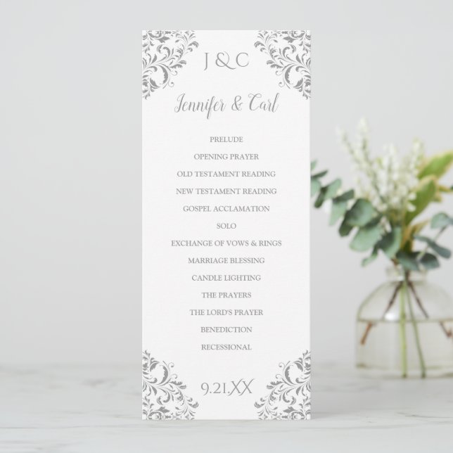 Programa de Casamento Nadine | Alto - Chá (Cinza) (Em pé/Frente)