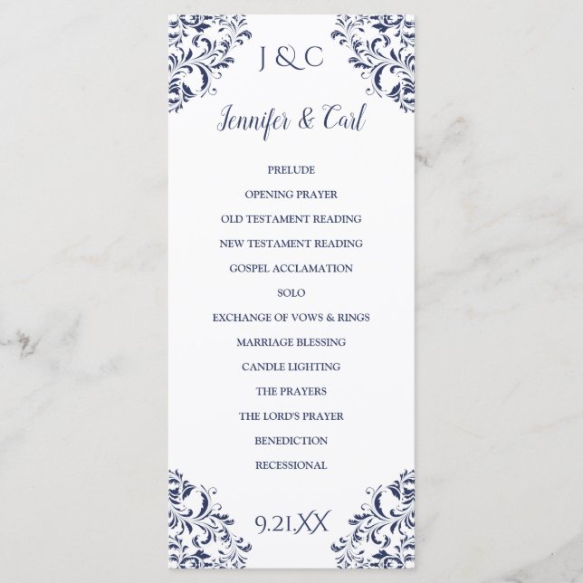 Programa de Casamento Nadine | Comprimento do Chá  (Frente)