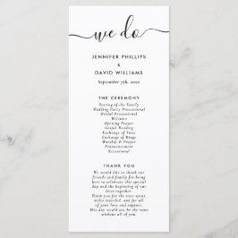 Programa de Casamento Negra e Branca Modernos