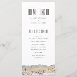 Programa de Casamento no Deserto do Arizona