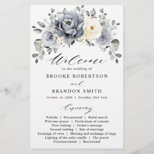 Programa de Casamento no inverno Floral da Cinza d
