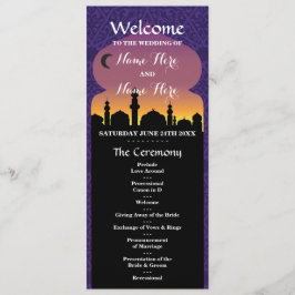 Programa de casamento Noites Árabes