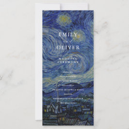 Programa de Casamento Noturno Van Gogh Starry