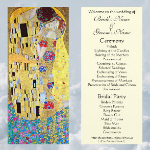 Programa de Casamento; O Beijo por Gustav Klimt