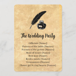 Programa de Casamento Pena Gótica