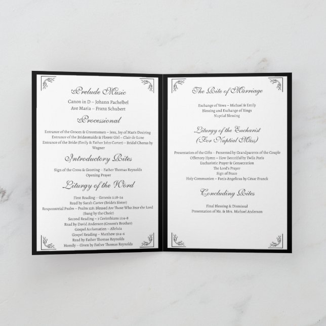 Programa de Casamento Personalizado da Igreja Cató (Interior)