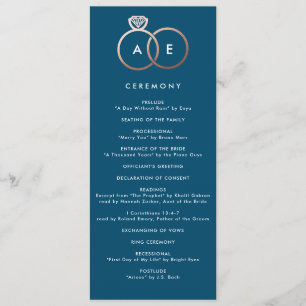 Programa de Casamento Personalizado de Anéis Doura