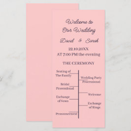 Programa de Casamento Personalizado de Pêssego Sim