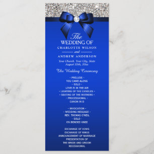 Programa de Casamento Real do Arco Azul Sequin
