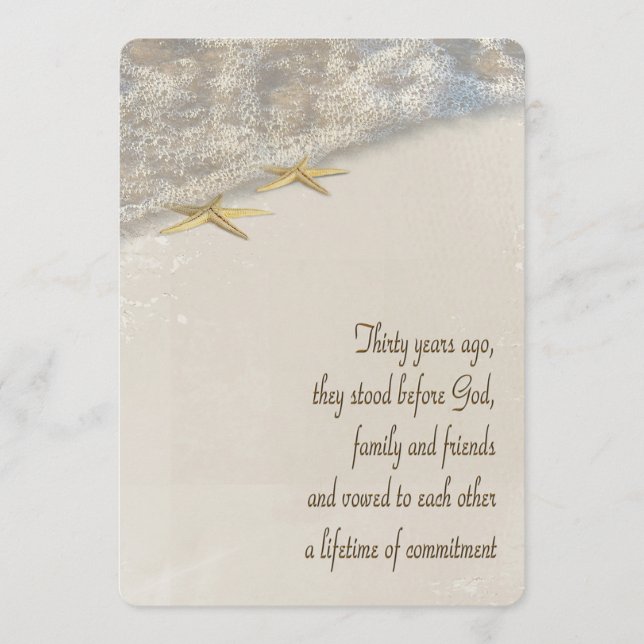 Programa de Casamento Renovável do Vow Aniversário (Frente)