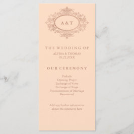 Programa de Casamento Rosa Bege com Glamour em Dou