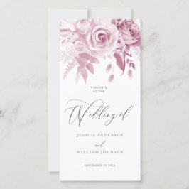 Programa de Casamento Rosa Dusty, Designer de Tend