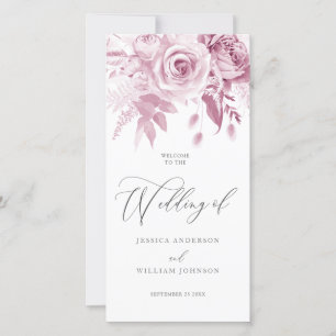 Programa de Casamento Rosa Dusty, Designer de Tend