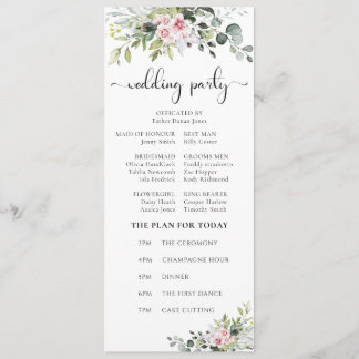 Programa de Casamento Rosa Rosa Verde