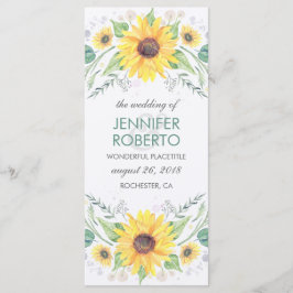Programa de Casamento Russo de Girassóis