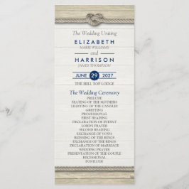 Programa de Casamento Rustic Beach casando