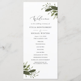 Programa de Casamento Selvagem e Verde