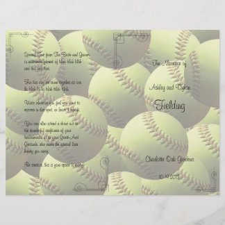 Programa de Casamento Tema de Casamento de Esporte