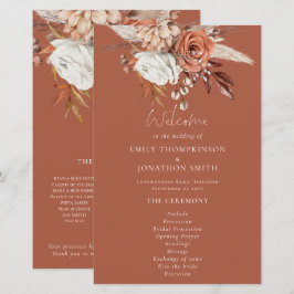 Programa de Casamento Terracotta - Rustic Budget F