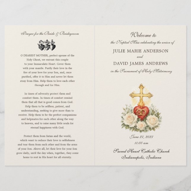 Programa de Casamento Tradicional Católico do Sagr (Frente)