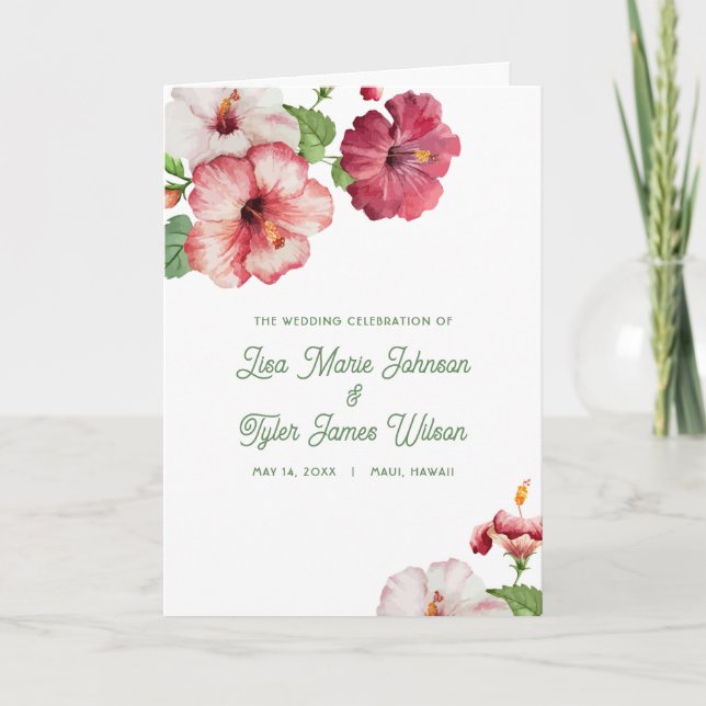 Programa de Casamento Tropical (Frente)