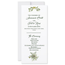 Programa de Casamento Verde em Oliva Moderna