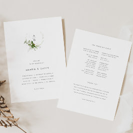 Programa de Casamento Verde Moderno