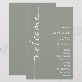 Programa de Casamento Verde para Caligrafia