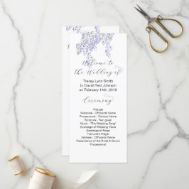 Programa de Casamento Wisteria